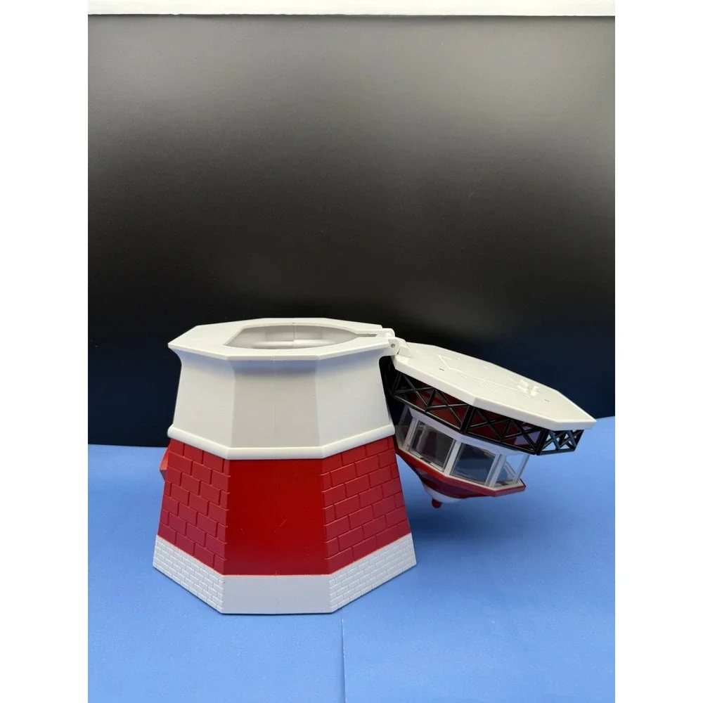 Lighthouse Cookie Jar Vintage 1999 Fundamental Too Fog Horn Sound & Light Works!